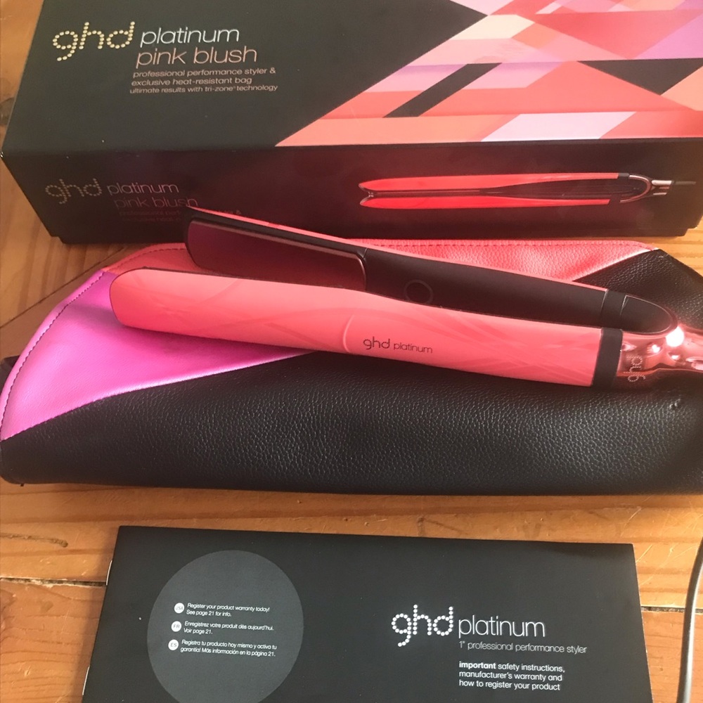 Authentic ghd platinum 1” professional flat iron